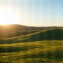 Scenic Australian undeveloped land plot with rolling hills