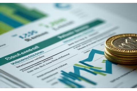 A sophisticated infographic displaying financial growth and investment diversification, representing property investment strategies.