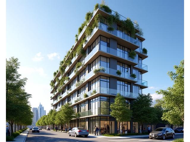 Luxury build-to-rent apartment building in an upscale Melbourne neighbourhood