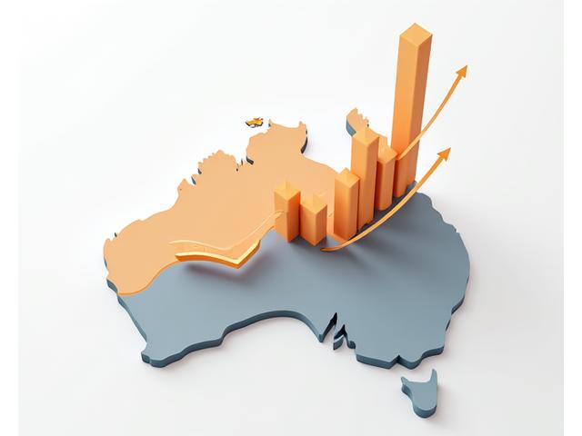 Infographic showing upward trends in Australian rental demand and urban population growth, highlighting investment potential