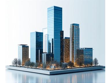 Diverse real estate assets displayed visually in a sophisticated portfolio overview