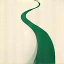 Illustration of a lone figure on a path, representing reduced competition