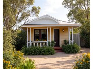 Charming cottage with garden and picket fence